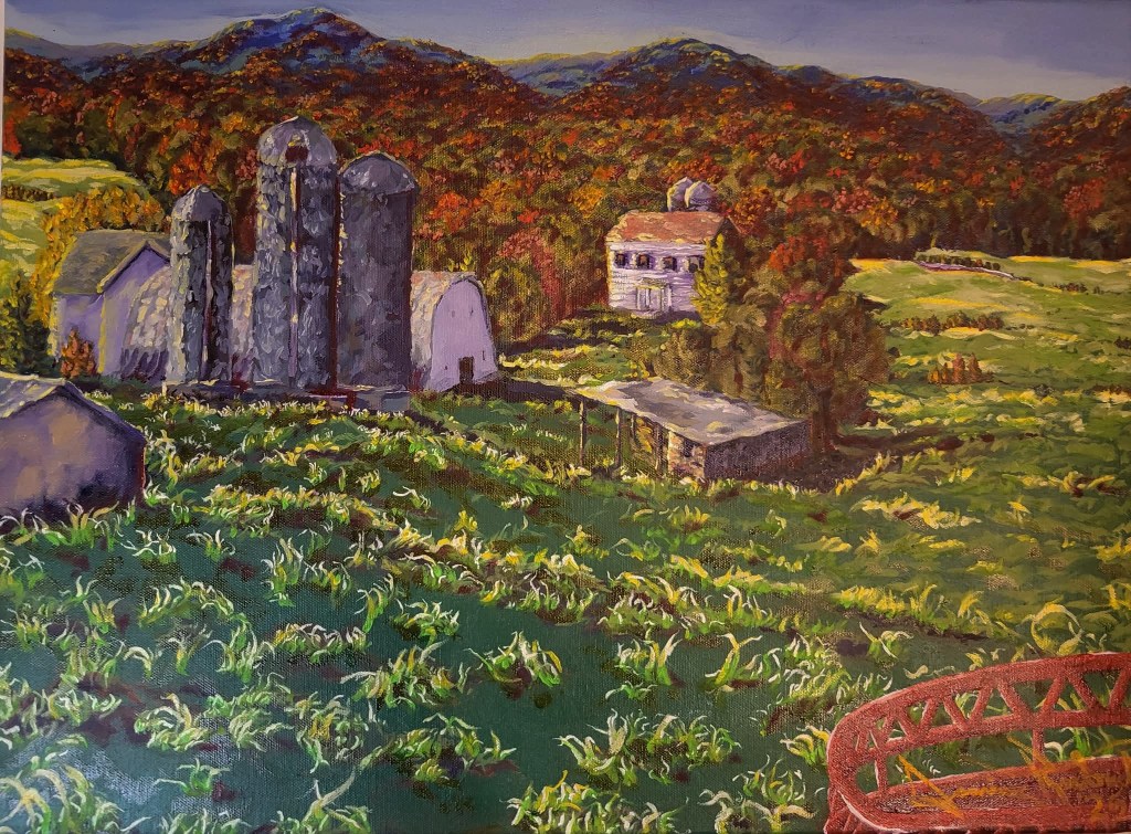 Blue Ridge Farm at Dawn

